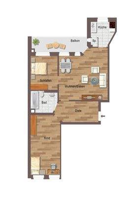 Leipzig - Gohlis | Grundriss