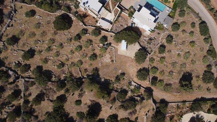 Kreta, Kokkino Chorio: Ruhiges Landgrundstück mit Dorfnähe zu verkaufen