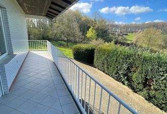 Blick von dem Balkon 