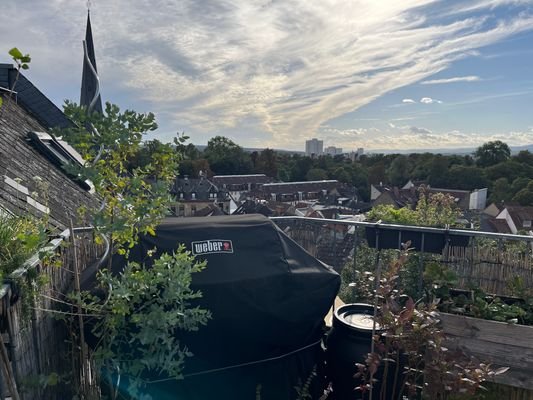 Dachterasse mit Ausblick auf den Schlosspark