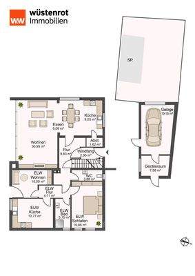 Grundriss EG mit ELW