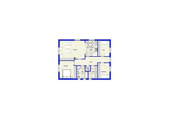 Grundriss Bungalow