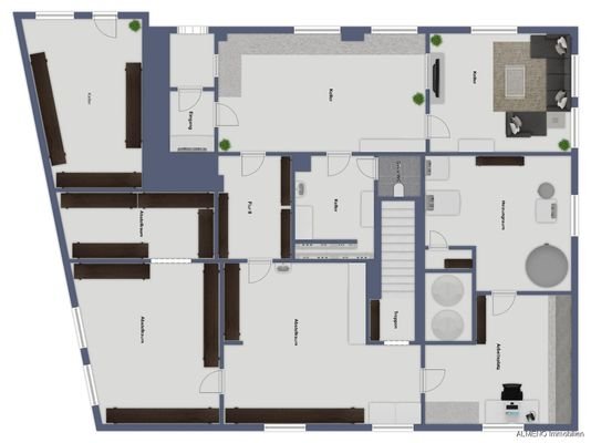 KG Riesiger Keller mit Büro einfach umbaubar zur Einliegerwohnung