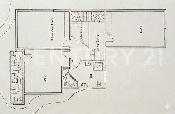Grundriss 1. OG  - ohne Dachüberstände