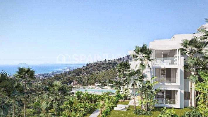 Magnificent Apartments with Sea and Mountain Views in Ojen