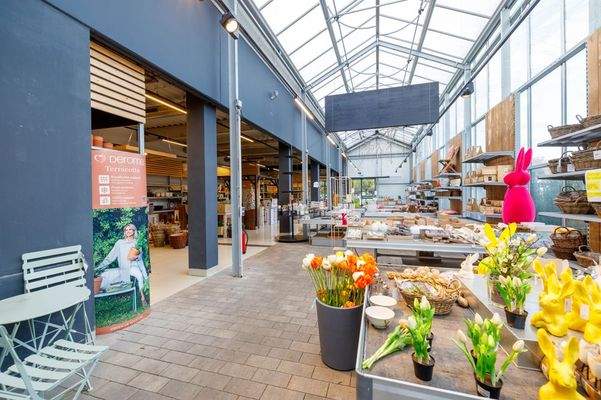 Verkaufsfläche im Gewächshaus 3