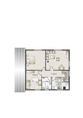 Grundriss DG (schematisch dargestellt)