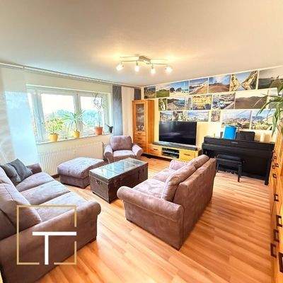 Wohnzimmer mit Dekoration