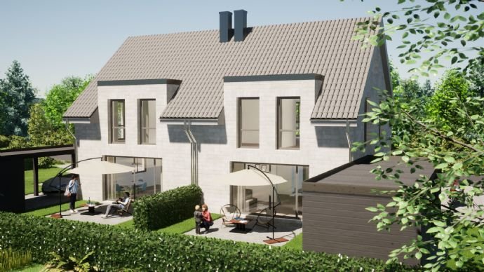 Neubau zweier KfW 40 Doppelhaushälften in Trittau - Provisionsfrei!