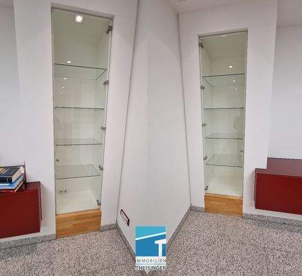 Glas-Einbauschränke