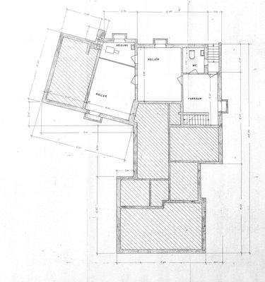 Grundriss Teilkeller