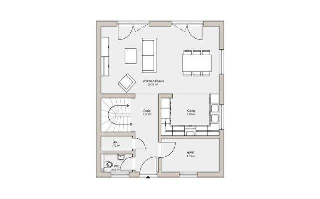 Grundriss Erdgeschoss