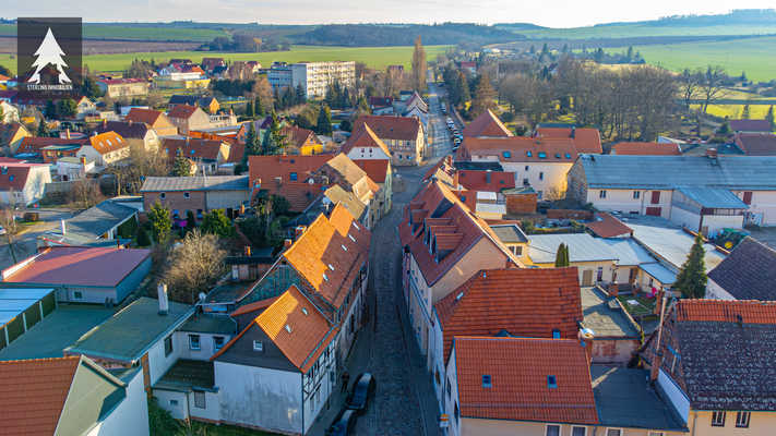 Ermsleben Sicht Richtung Schule und Burg