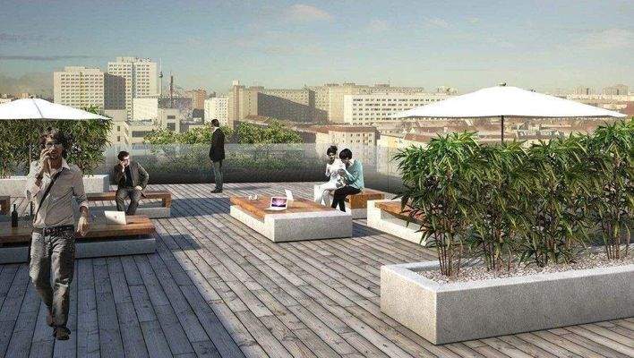 Dachterrassen-Visualisierung