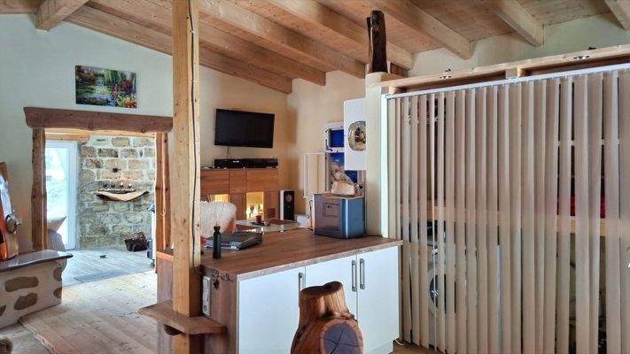 Blick zum Wintergarten