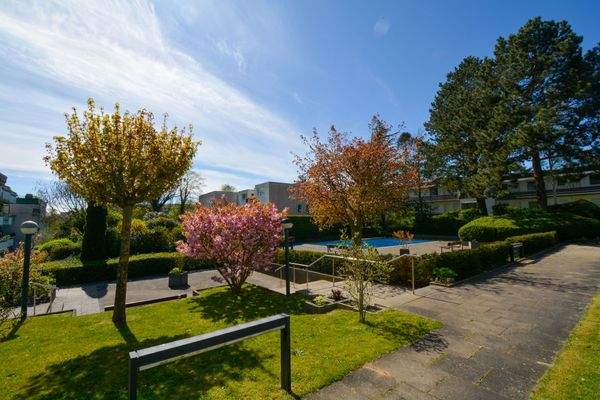 Außenbereich der Wohnanlage