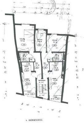 Grundriss  - Die Kopie ist leider verzerrt