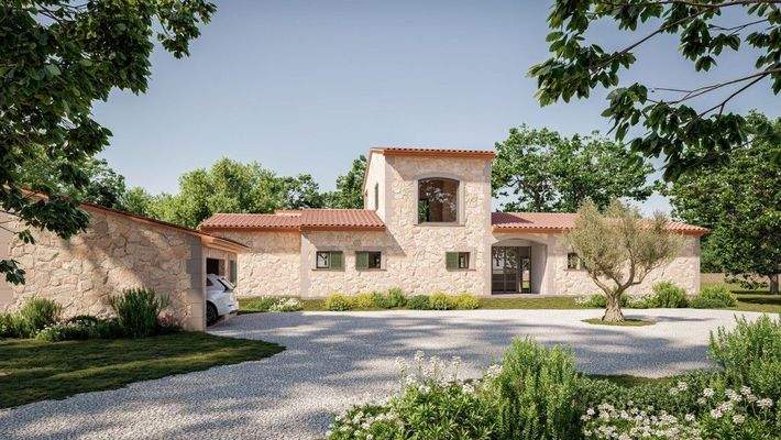 Schöne Neubau-Finca mit Pool zu verkaufen in Campos, Mallorca