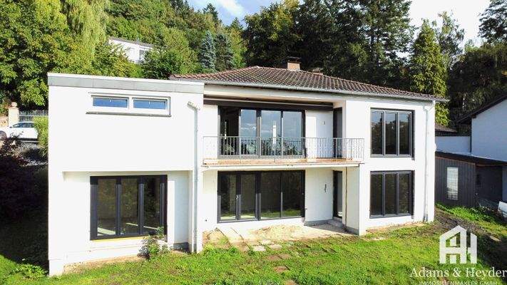 Ansicht Haus aus Garten