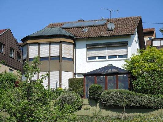 Ansicht mit Wintergarten