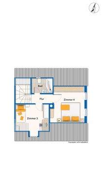 Grundriss vom Dachgeschoss