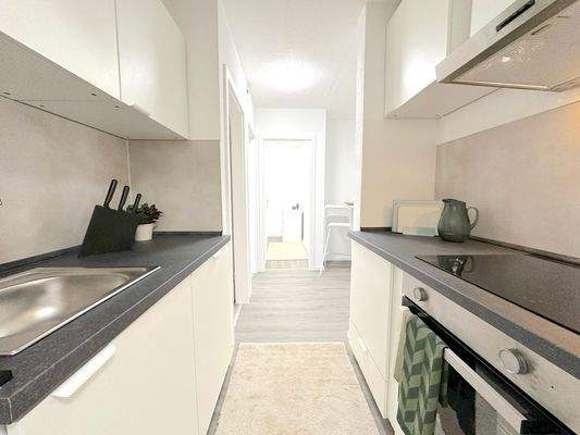 Moderne Küche in Neubau-WG