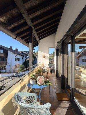 Großer Balkon mit...
