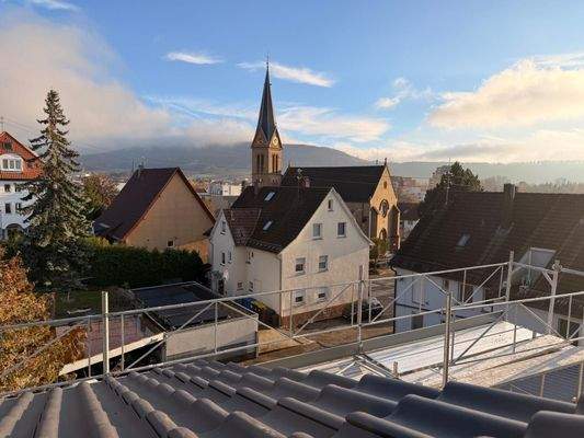 Ausblick Maisonette Richtung Stadtmitte