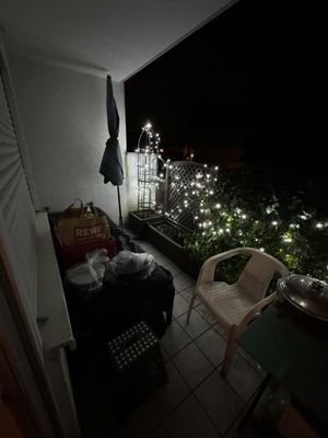 Blick auf den Balkon.