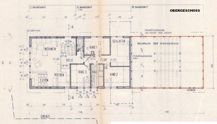 Grundriss Obergeschoss