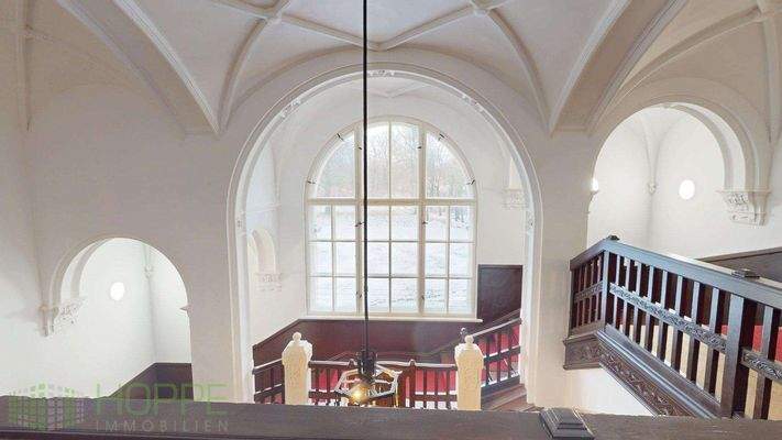 Blick ins Treppenhaus