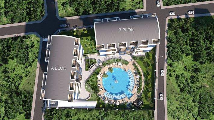 Stylishly Designed Flats 600 M to the Beach in Alanya