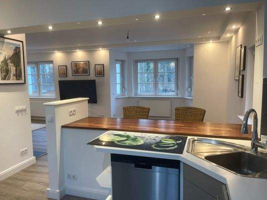 Küche mit Bartheke