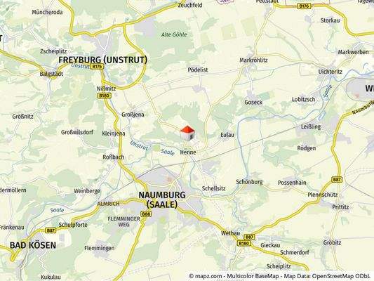 Geolyzer Kartenausschnitt