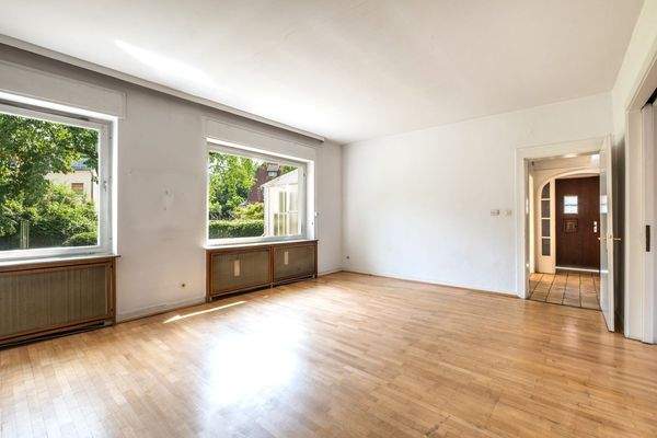 mit Blick ins Grüne