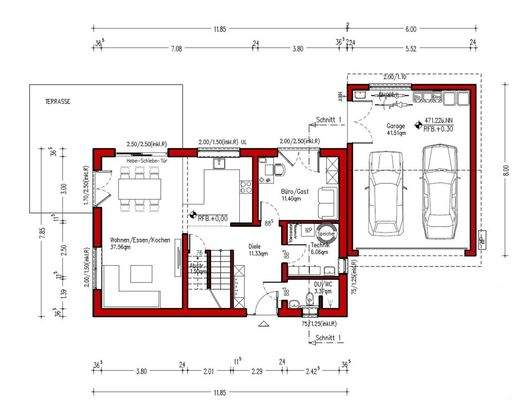 Grundriss Erdgeschoss