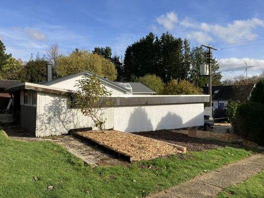 Garten - Blick Richtung Garage