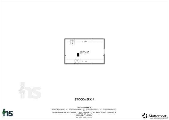 Grundriss - Dachboden