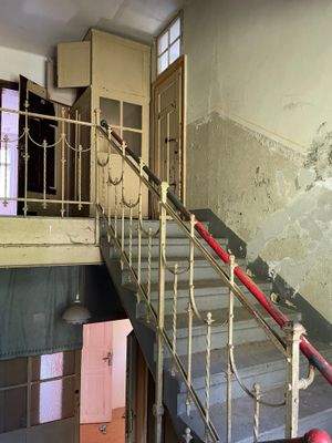 Treppenlauf von OG ins DG