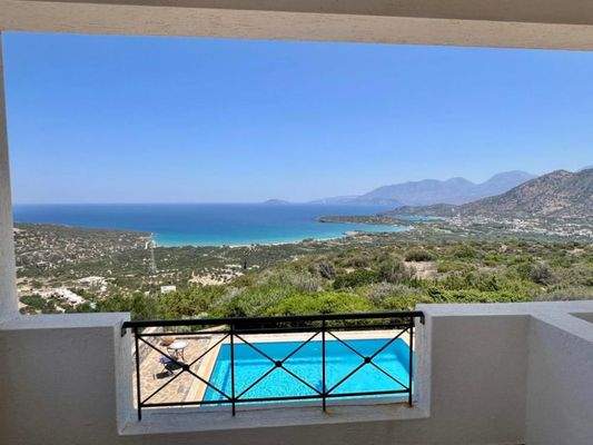 MIT VIDEO! Kreta, Kalo Chorio: Elegante freistehende Villa mit Meerblick zu verkaufen
