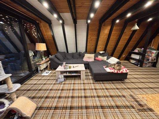 Ansicht vom Wohnzimmer 