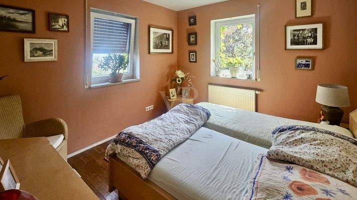 Schlafzimmer mit Blick 