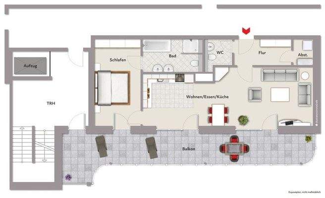 Grundriss Wohnung 4.03