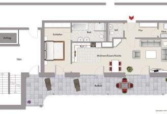 Grundriss Wohnung 4.03