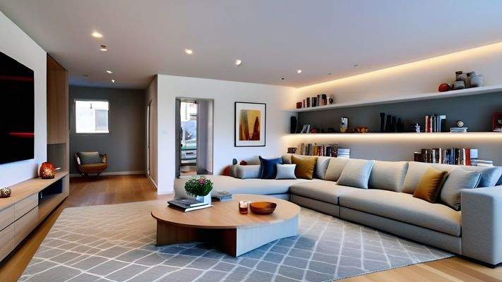 Visualisierung Wohn- Esszimmer