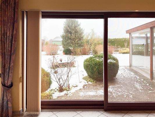 Ausblick in den Garten