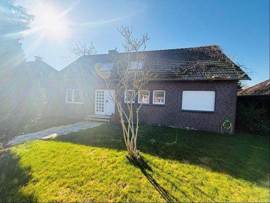 Vorderansicht des Wohnhauses