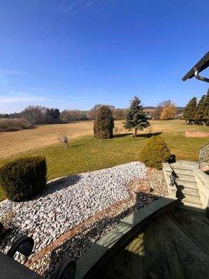 Blick auf das Grundstück