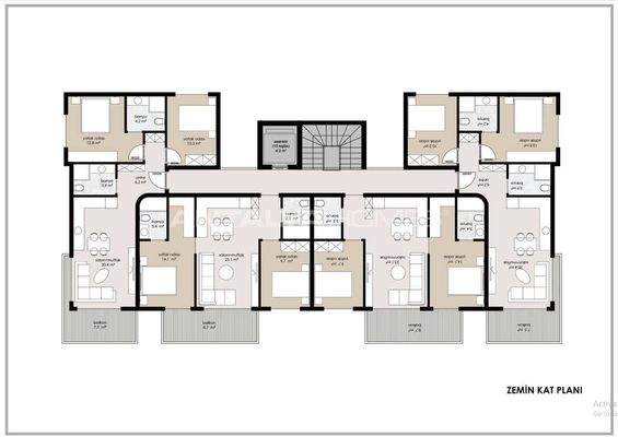 Sea View Properties Intertwined with Nature in Alanya