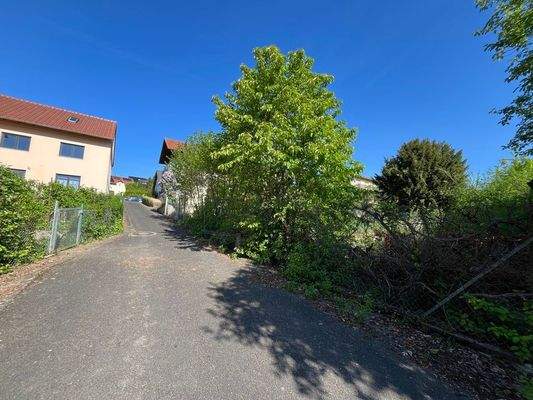 Zufahrt über Seitenstraße